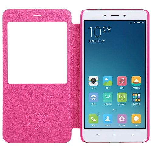 Чехол-книжка Nilkin Sparkle Pink для Xiaomi Mi5X (Розовый) — фото